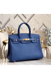 Hermes original Epsom Leather HB35O blue&gold Metal HV00594KX86