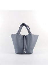 Hermes Picotin 18cm Bags togo Leather 8615 gray-blue HV04800CI68