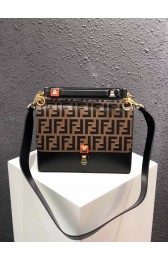 High Imitation FENDI Kan I Leather Shoulder Bag 13137 HV08301bg96