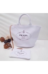 High Quality Prada fabric handbag 1BG163 white HV02441BH97