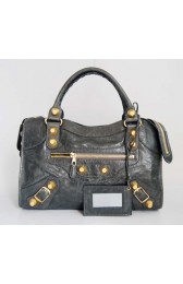 High Quality Replica Balenciaga Giant City Gold Studs Bag Silver Grey 084332B HV01608aR54