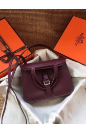 High Quality Replica Hermes Original Halzan mini bag H069523 bordeaux HV10368aR54