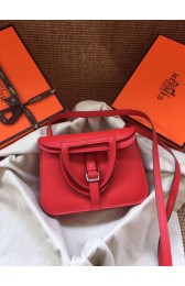 High Quality Replica Hermes Original Halzan mini bag H069523 red HV01288aR54