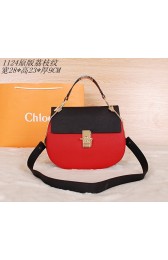 Hot 2015 Chloe new models original litchi grain 1123 black&red HV11103io40