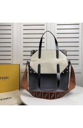 Hot FENDI FLIP REGULAR F8036 grey & cream HV01293io40