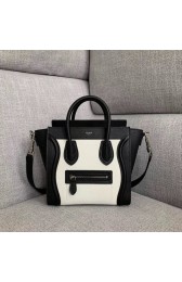 Imitation 1:1 CELINE NANO LUGGAGE BAG IN LAMINATED LAMBSKIN 189243-1 HV10672LT32