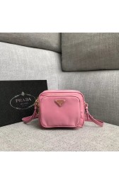 Imitation AAA Prada Nylon Shoulder Bag 82022 pink HV02527kf15