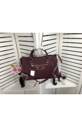 Imitation Balenciaga The City Handbag Sheepskin 084334 wine HV06434SU34