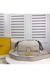 Imitation Fendi BAGUETTE leather bag F2466 beige HV00024Za30