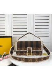 Imitation FENDI fabric bag 8BR033 Coffee HV06688Fo38