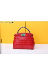 Imitation Fendi winter best-selling model crocodile 520885 red&blue HV02787RC38