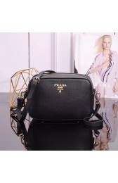 Imitation Prada Calf leather Shoulder Bag 1BH082 black HV08044Nj42