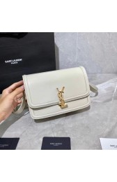 Imitation SOLFERINO MEDIUM SATCHEL IN BOX SAINT LAURENT LEATHER Y63435 white HV01327RC38