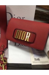 Jadior flap bag calfskin cross-body bag M8000 red HV00237cP15