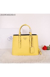 Knockoff 2015 Prada spring and summer new models 2820 lemon yellow HV02240NL80