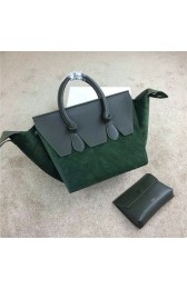 Knockoff Best Celine 2015 early spring new handbag 98314 dark green HV03160sm35