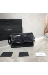 Knockoff Best Yves Saint Laurent Niki Leather Shoulder Bag Y577124 Black HV04620sm35