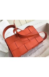 Knockoff Bottega Veneta Sheepskin Weaving Original Leather 578004 orange HV10209Lg61