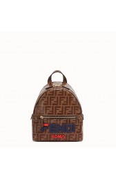 Knockoff Fendi MINI BACKPACK Small multicolor canvas backpack 8BZ036 HV03161yK94