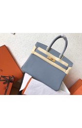 Knockoff High Quality Hermes Birkin 35CM Tote Bag Original Togo Leather BK35 Sky blue HV11466Lg12