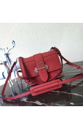 Knockoff Prada Cahier Leather Shoulder Bag 1BD095 red HV04779Bt18