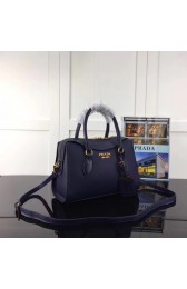 Knockoff Prada Calf leather Tote Bag 1BH093 dark blue HV00116iV87