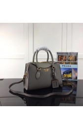 Knockoff Prada Calf leather Tote Bag 1BH093 grey HV02605NL80