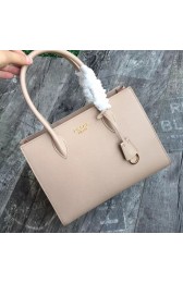 Knockoff Prada tote bag BIBLIOTHEQUE SAFFIANO 1BG088 apricot HV09157cS18