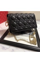 LADY DIOR-CLUTCH VAN LAMSLEER S0204 black HV07311jo45