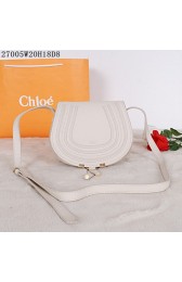 Luxury Chloe mini shoulder bags calf leather 27005 beige HV02697bE46