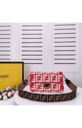 Luxury FENDI fabric bag F0904 red HV11140UV86