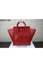 Luxury Replica Celine winter best-selling model crocodile 3308 red HV11419vv50