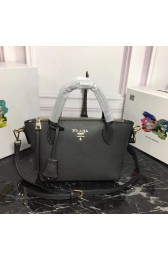 Prada Calf leather bag 1BA111 grey HV03889TV86