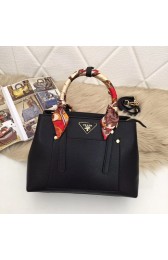 Prada Calf leather bag 5021 black HV00885Af99