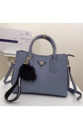 Prada Calf leather bag 56922 light blue HV01162fo19