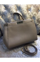 Replica 2015 Fendi calfskin leather 30340 gray HV06033iF91