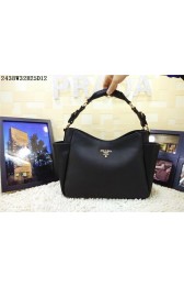 Replica 2015 Prada new model 2438 black HV07197TN94