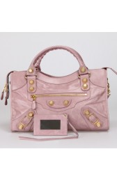 Replica Balenciaga The City Handbag 084832 pink HV06106Xe44