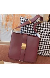 Replica Best Quality Bottega Veneta Sheepskin Original Leather 578344 Burgundy HV04865Rf83