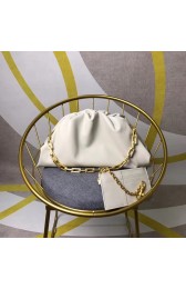 Replica Bottega Veneta Nappa lambskin soft wide large Shoulder Bag 585853 white HV10131it96