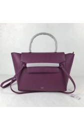 Replica Celine Belt Bag Original Leather Tote Bag 9984 Purple HV06995Kg43