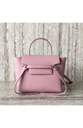 Replica Celine NANO BELT BAG IN GRAINED CALFSKIN 99970 pink HV01736it96