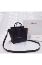 Replica CELINE NANO LUGGAGE BAG IN LAMINATED LAMBSKIN 189244-15 HV09752TN94