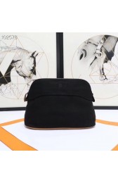 Replica Cheap Hermes Cosmetic Bag H3699 Black HV08830QC68