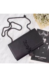 Replica Cheap YSL medium kate satchel original Caviar leather 26702 black HV11750QC68