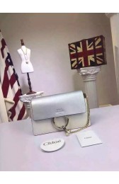 Replica Chloe Faye Shoulder Bag 9201 Silver HV01639rH96