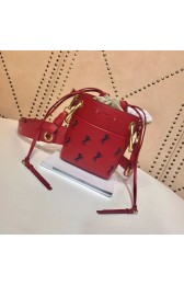 Replica CHLOE Mini Roy leather bucket bag 3E128C red HV00854DY71