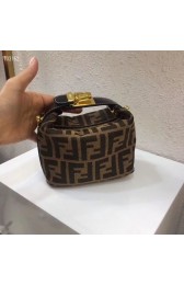 Replica Fashion FENDI fabric bag 8BR051 black HV03945yI43