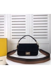 Replica FENDI fabric bag F0386 black HV00234VA65