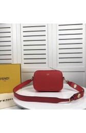 Replica Fendi MINI CAMERA CASE Red leather bag 8BS019A HV01870hD86